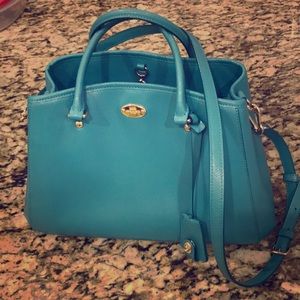 Blue Coach purse
